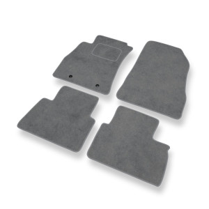 Velours automatten voor Nissan Juke I Crossover (2010-2019) - grijs