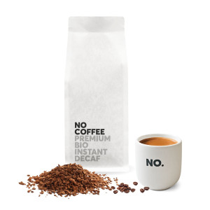 No Coffee - Premium Instant Decaf Kaffee - 150g - gemahlen oder als ganze Bohne - natürlich entkoffeiniert, koffeinfrei