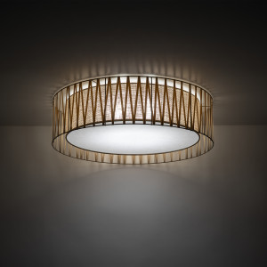 Harmony Sabia Juta lampa sufitowa 6xE27