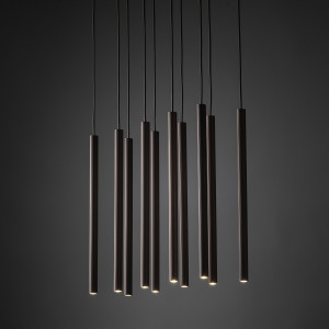 Ferro New Brown lampa wisząca 10xG9 listwa