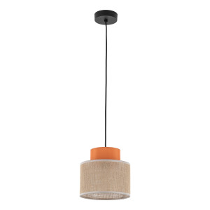 Duo Juta Orange lampa wisząca 1