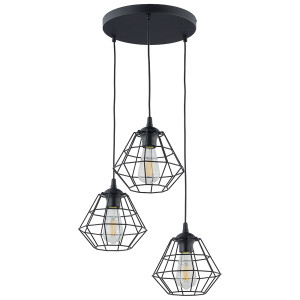 Diamond New Black lampa wisząca 3