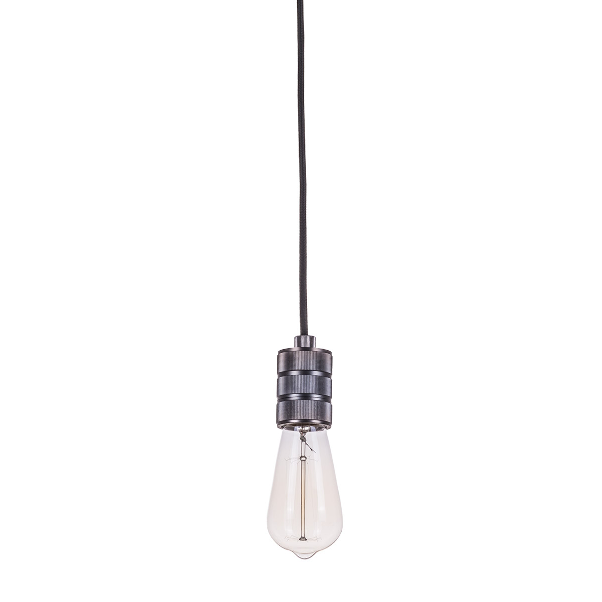 Millenia, nowoczesna oprawka wisząca, czarna, E27, DS-M-010-03 MATT BLACK