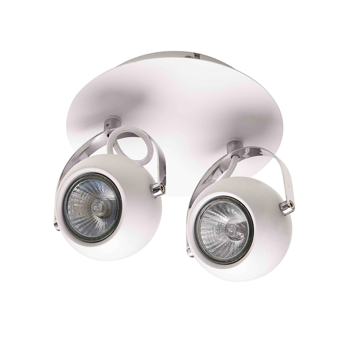 Nicola, nowoczesny spotlight podwójny, FH5952BJ-80 WH