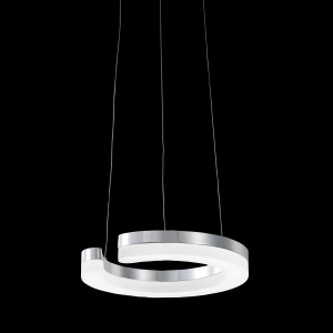 Blunder, nowoczesna lampa wisząca, chromowana, LED, 3000K, MD1202214-1A