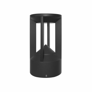Nomad, elegancka, czarna stojąca lampa zewnętrzna, LED, 400LM, 3000K, IP54