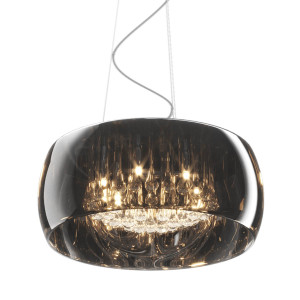 Crystal, nowoczesna lampa wisząca, przezroczysta, G9, P0076-06X-F4FZ