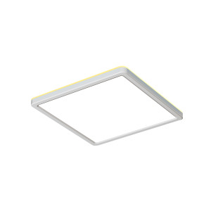Aleria, stylowy, kwadratowy plafon, biały, LED, 28W, CRI90+
