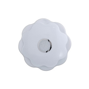 Normi, ozdobna biała plafoniera inspirowana natur, o bardzo subtelnej formie ze źródłem światła LED, 12W, 840 lm, 4000K, Italux