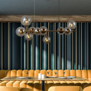 Frontera, nowoczesna lampa wisząca, G9, PND-40423-10A