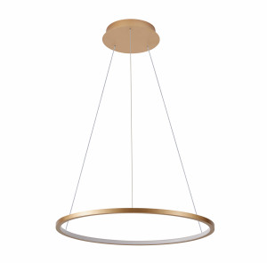Vinola, elegancka, złota lampa wisząca, LED, 48W, 3000K + 4000K