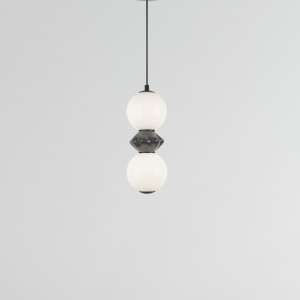 Balos, nowoczesna lampa wisząca z kloszem trzyelementowym, LED 10W, 1250 lumenów, barwa ciepła biel, Italux