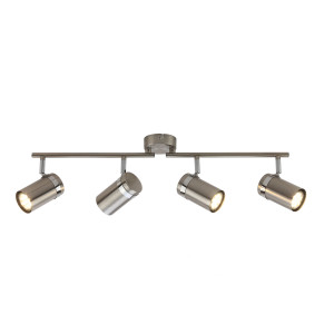 Palmoni, lampa sufitowa, niklowana, z czterema regulowanymi reflektorkami, SPL-2024-4, GU10