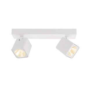 Aveiro, nowoczesna, biała lampa z dwoma regulowanymi reflektorkami, LED, 4000K, SPL-31981-2B-WH