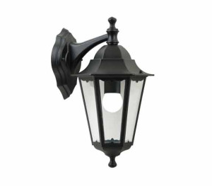 Nordlux Cardiff Ned Vegglampe Sort