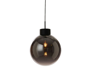 [Outlet] Ms Tyson Taklampe 30cm Sort/røk