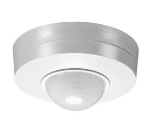 Takmontert Bevegelsessensor 360° 16m Ip44 Hvit