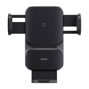 Baseus Wisdom Trådløs Billader Bilholder 15w Sort