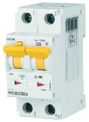 Eaton Jordfeilautomat 25a 2p C-Kar 30ma Pkp62