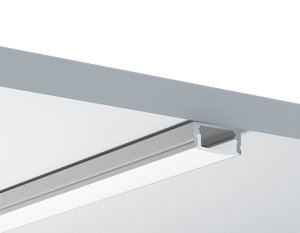 Tl Aluminiumsprofil 1707d Profilsett 2m Hvit