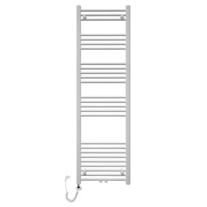 Grzejnik łazienkowy wodno elektryczny TRM 1600 biały Szerokość - 400 mm grzałka 600 W