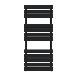 Grzejnik łazienkowy Mila 1200x500 czarny Szerokość - 500 mm Kolor - Czarny