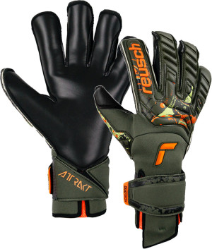 Rękawice Bramkarskie Reusch Attrakt Duo Evolution AdaptiveFlex (zielone) 5370055-5555