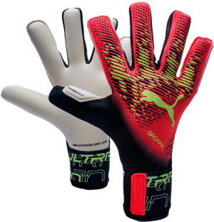 Rękawice Bramkarskie Puma ULTRA Grip 1 Hybrid (czerwone) 041827-02