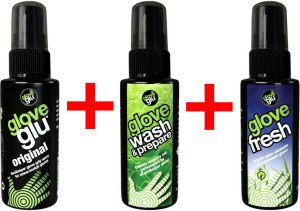 Zestaw dla Bramkarza Glove Glu Care Essentials (3 x 50ml)