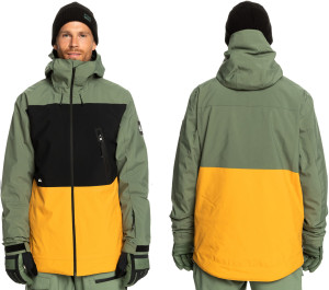 Kurtka Narciarska Snowboardowa Męska Quiksilver Sycamore 10K DryFlight® / WarmFlight® x2 [EQYTJ03431-GNB0]