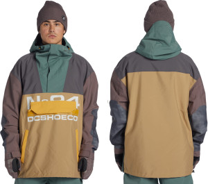 Męska kurtka snowboardowa DC Shoes 4/3mm Anorak 10K Weather Defense / Warmth: LOW [ADYTJ03077-XNGB]
