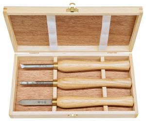 Mini zestaw dłut HSS 3 szt. / Set F BERNARDO