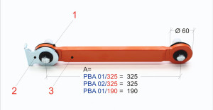 Articulated arm kit PBA 01/325 BERNARDO