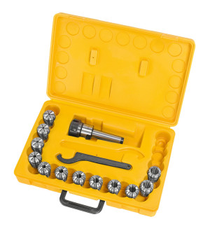 Tuleje zaciskowe frezu, zestaw ER 32, MK 3, 3 - 20 mm, 13 szt. BERNARDO