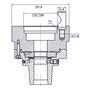 Uchwyt zaciskowy tulei 5C, D1-5 BERNARDO