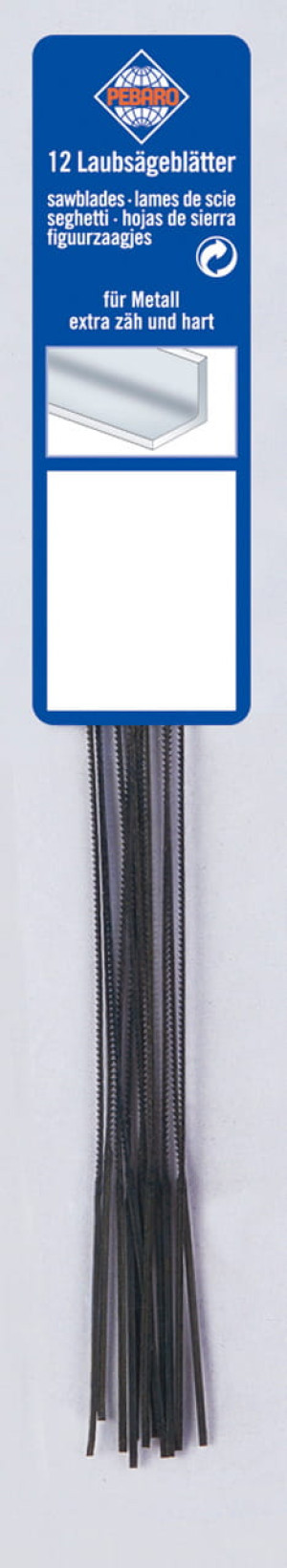 Brzeszczoty do wyrzynarki 130 mm grade 0 - miękka do metalu (12szt.) BERNARDO