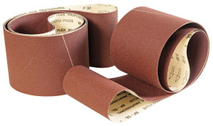 Papier taśma szlifierska 2510 x 150 mm - G 60 / 80 / 100 / 120 / 150 / 180 / 220 ( każdej po 2 szt. ) BERNARDO