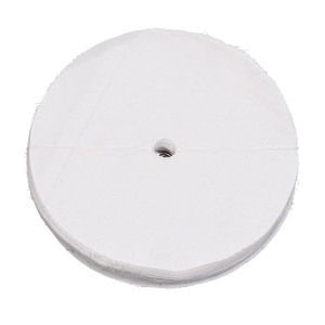 Tarcza polerska z tkaniny pokrzywowej luzem Ø 250 x 25 mm, Ø 20 mm BERNARDO