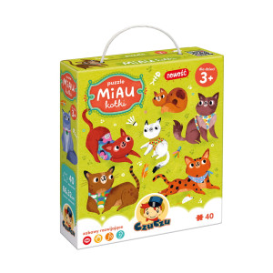 Czuczu Puzzle Miau Kotki dla dzieci: 3+