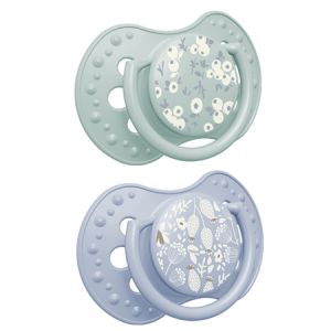 Smoczek silikonowy dynamiczny LOVI 0-3M szt. Blossom Blue