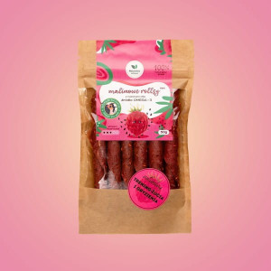 Malinowe rollsy™ z nasionami chia 50 g