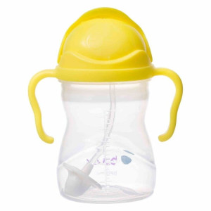 Bidon ze słomką 240 ml, cytrynowy, b.box
