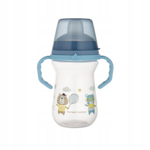 Canpol babies kubek z silikonowym ustnikiem FirstCup 250ml BONJOUR PARIS