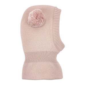 ALIAP Kominiarka miś z wełny merino 6-12msc, 42-46cm róż