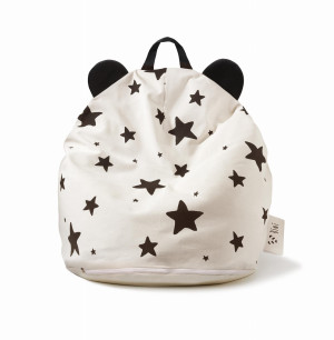 Puf Bini with Stars | czarny uchwyt