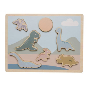 Puzzle drewniane dinozaury, Jabadabado