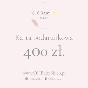 Karta Podarunkowa 400 zł
