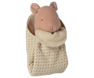 Maileg - Maskotka - Lullaby friends, Świnka, Mini - różowy