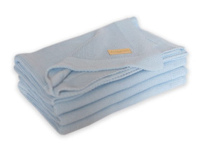 Kocyk Cotton Classic Light Blue Jeans
