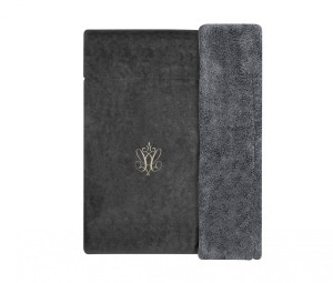 Kocyk pluszowy Anthracite Gloss